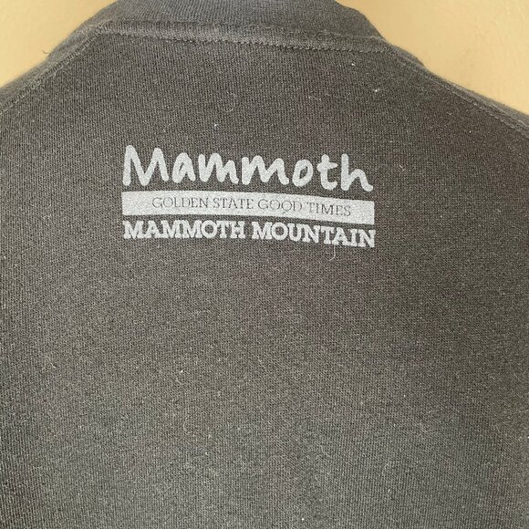 Mammoth Mountain Black Grey Long Sleeve Crew Neck Sweatshirt Size Large - Picture 5 of 12